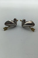 Georg Jensen Sterling Sølv/Guld Øreclips 2003 Isabell Kristensen