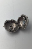 Ole Lynggaard 14 kt Hvidguld Kuglelås med Diamant (0.05 ct)