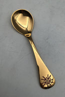 Georg Jensen Jahreslöffel 1988 Vergoldetes Sterlingsilber mit Emaille