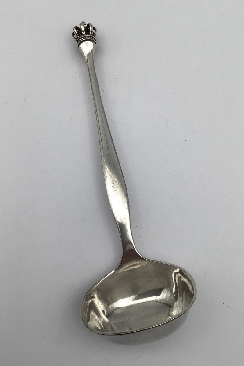 Dänische Krone DGS Sterlingsilber-Saucenschöpfer