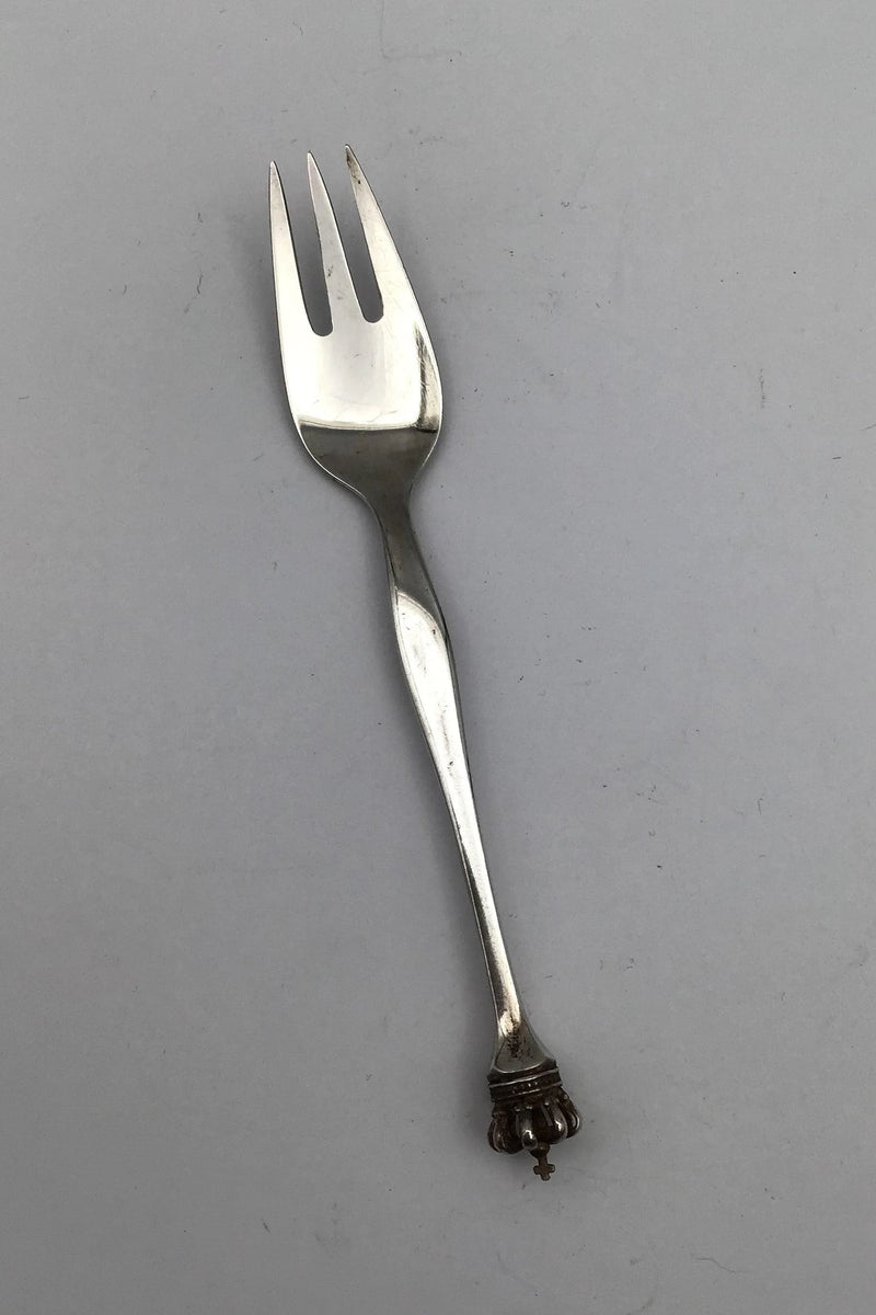 Danish Crown DGS Sterling Silver Cake Fork