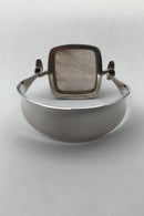 Georg Jensen Sterling Sølv Armring No. 203 + 203B Rutil Quartz Torun