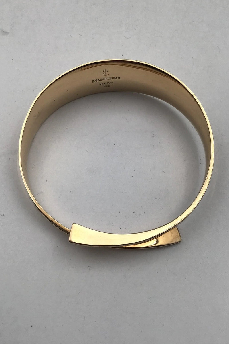 Bent Gabrielsen 14K Guld Moderne Armring