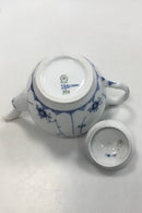 Royal Copenhagen Blaue kannelierte Teekanne Nr. 259/142