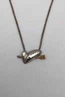 Georg Jensen Sterling Sølv/Guld Vedhæng 2003 Isabell Kristensen