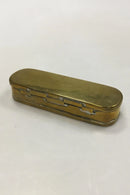 Schnupftabakdose aus Messing