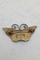 David Andersen Sterling Sølv Sommerfugle Broche med emalje