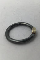 Hans Hansen Oxideret Sterling Sølv m Guld Ring