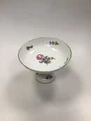 Royal Copenhagen Saxon Flower Light Cake Bowl on High Foot No 1528