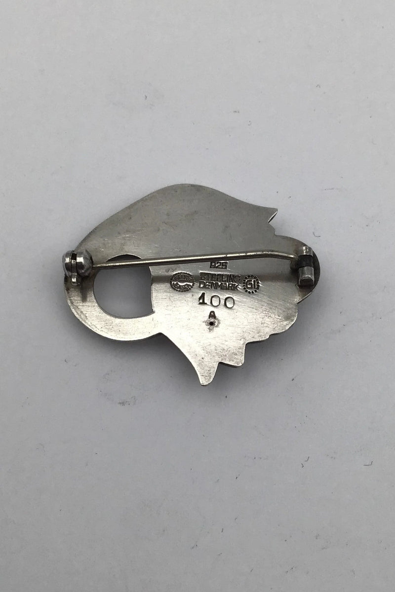 Georg Jensen Sterling Sølv Broche No 100A (1915-1930)