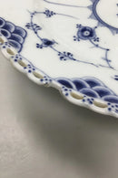 Royal Copenhagen Blue Fluted Full Lace Dish on Foot No 1092