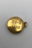 Evald Nielsen 14K Gold Pendant Moonstone