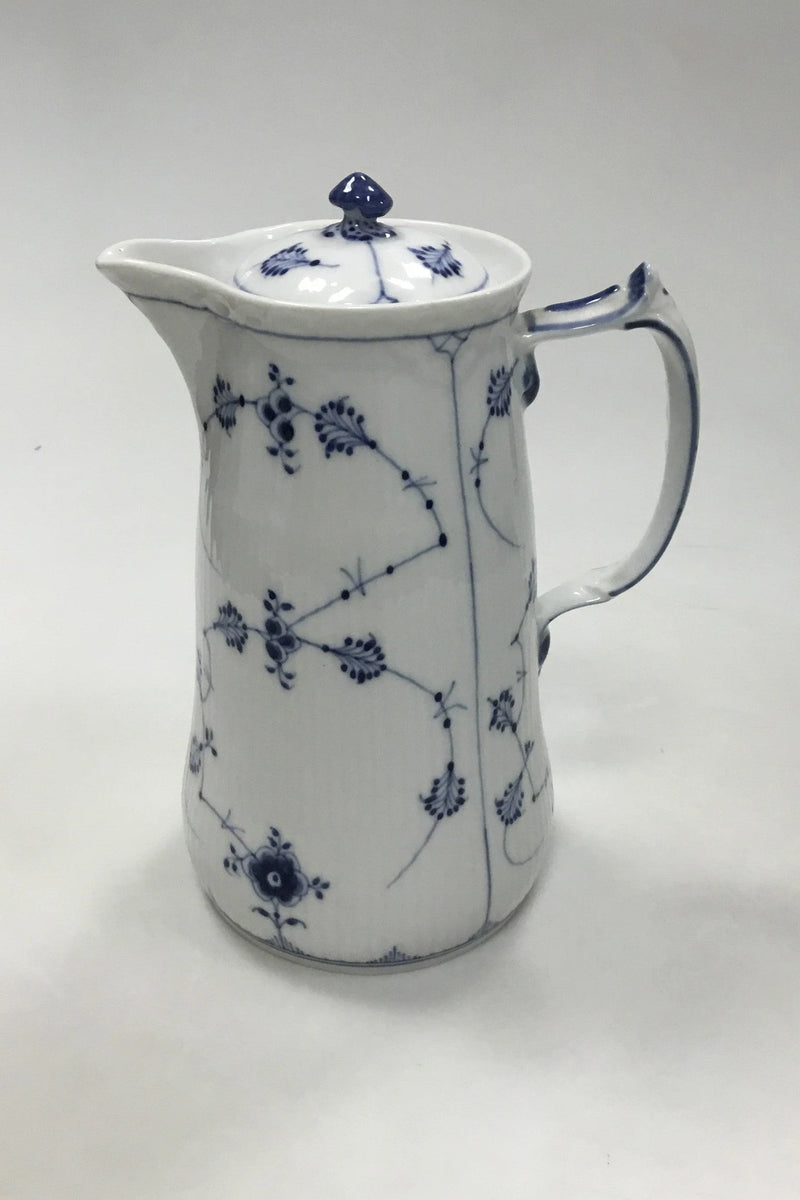 ロイヤルコペンハーゲン ブルーフルーテッドピッチャー（蓋付）No34