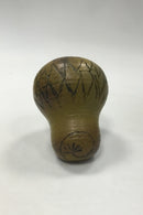 Gustavsberg Stentøjsfigur Løve. Designet af Lisa Larsson