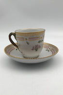 Royal Copenhagen Flora Danica Kaffekop og Underkop No. 20/3597.