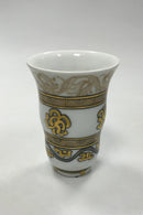 Bing og Grøndahl Unika Art Nouveau vase med gulddekoration