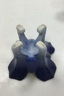 Bing og Grøndahl Art Nouveau To kuvertvaser i form af en blomst, opsat på fire fødder. No 5001