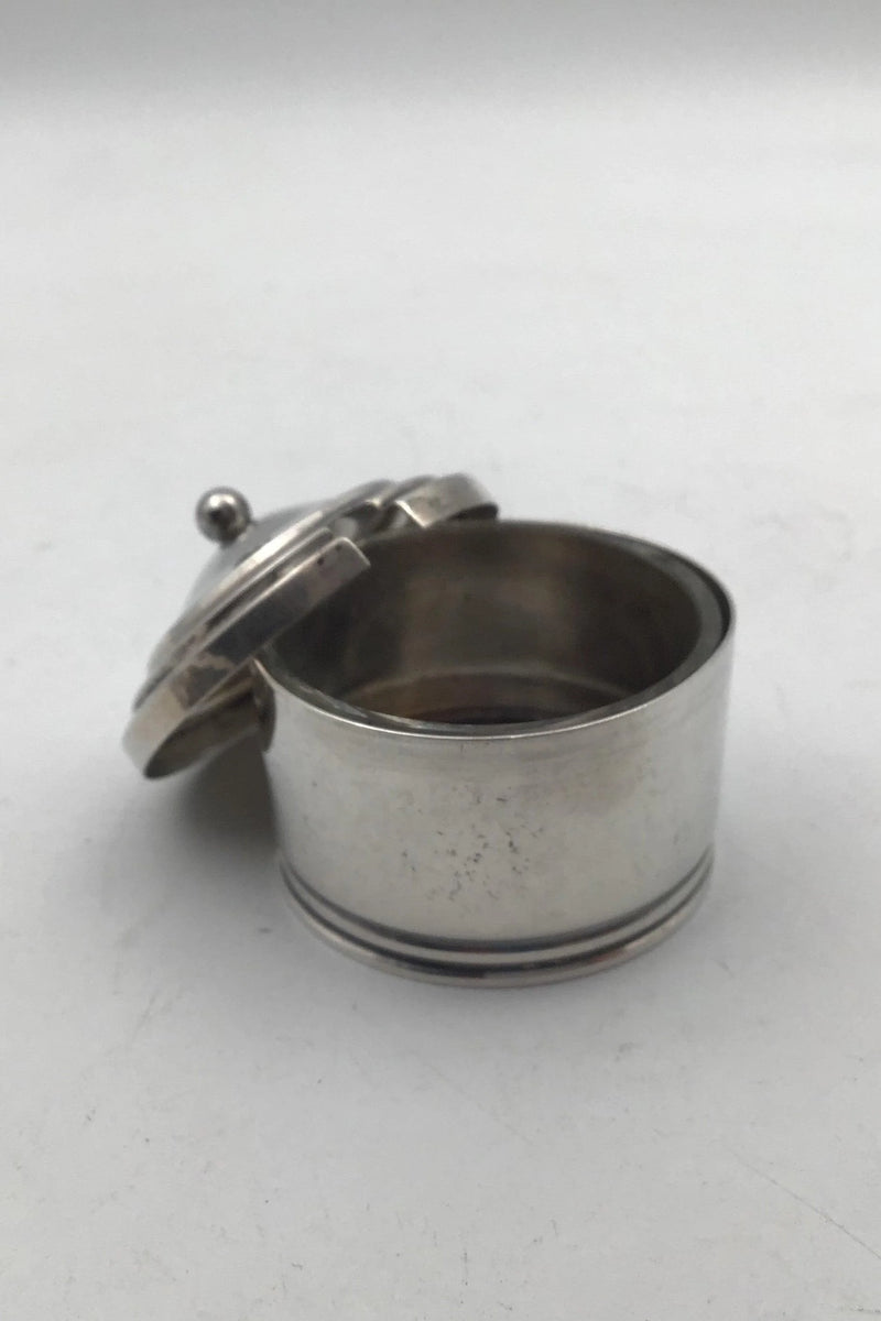 Sølv Salt kar med låg