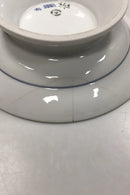 Royal Copenhagen Blaue geriffelte Halbspitzenserviette Nr. 579