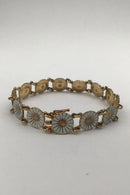 Georg Jensen Forgyldt Sterling Sølv Marguerit Armlænke