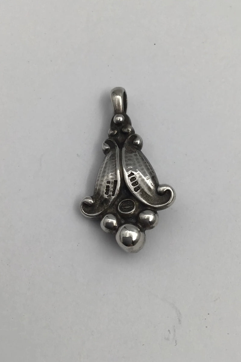 Georg Jensen Sterling Sølv Årsvedhæng 1993 (Hæmatit)