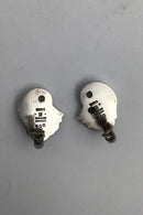 Georg Jensen Sterling Sølv Øreclips No. 100 (1930-1945)