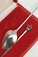 Dansk Krone DGS Sterling Sølv Cocktail Ske / Latte Ske / Is Ske (2)