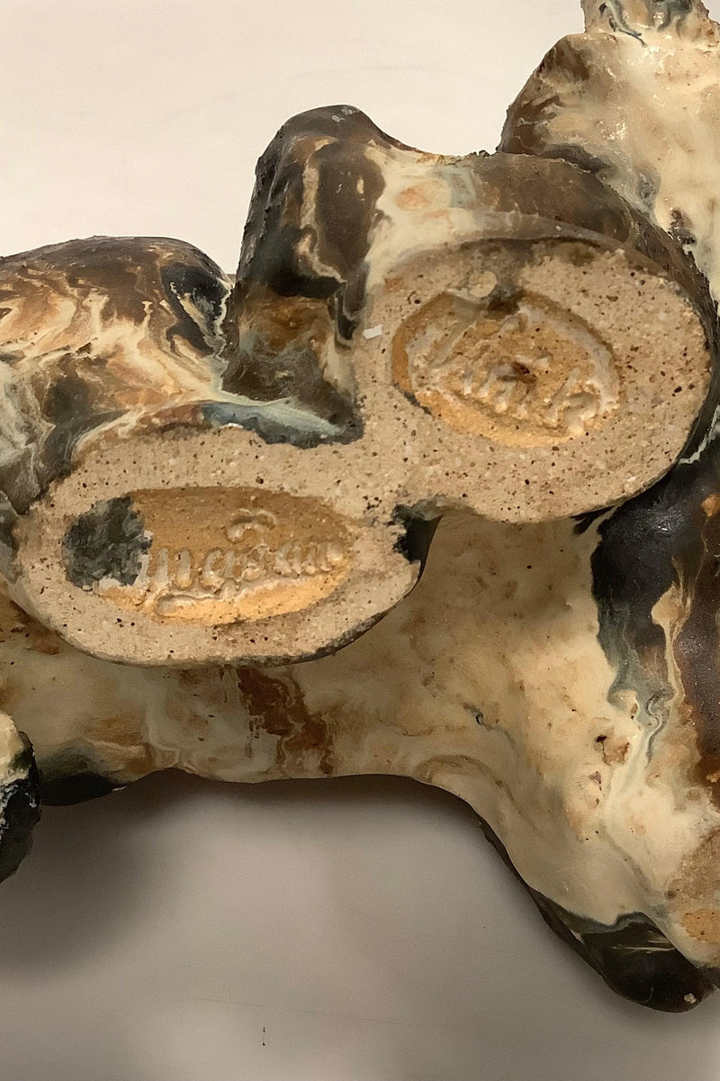 Arne Ingdam Keramik Figur af Bjørn og Unge Unika