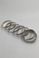 Jakob Skaarup Silver Napkin Rings Set (8)