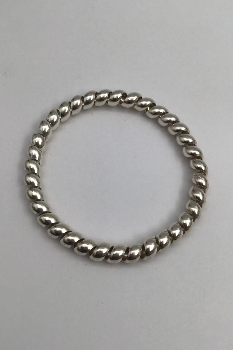 Hans Jensen Sølv Spiral-armring