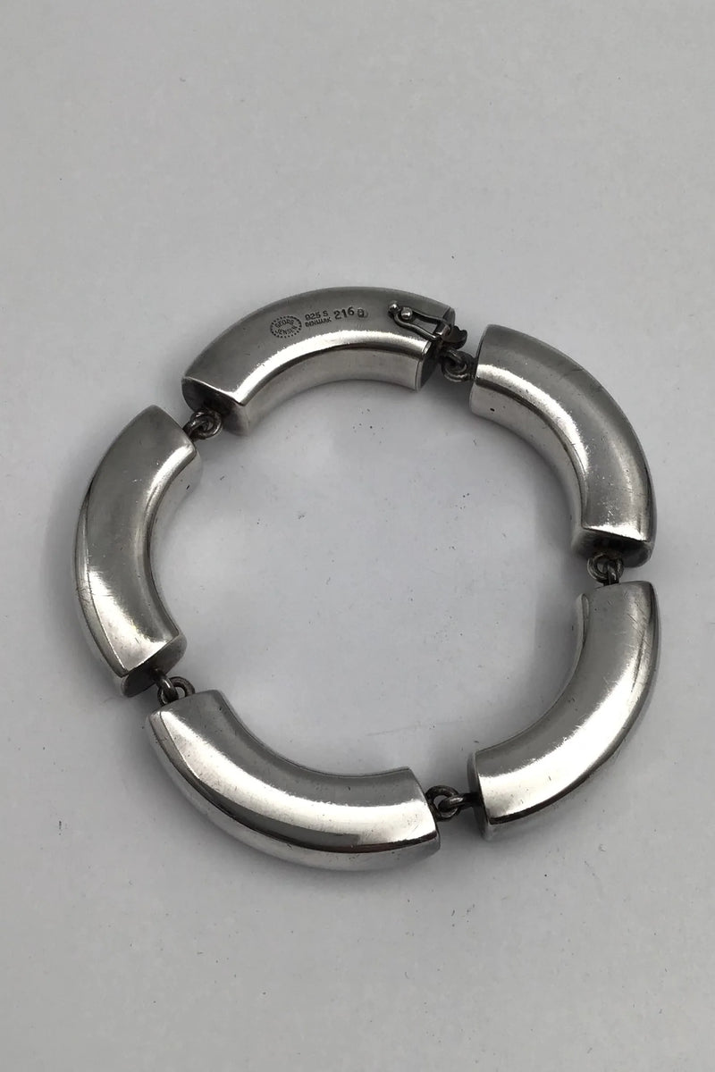 Georg Jensen Sterling Sølv Armlænke No. 216 Astrid Fog