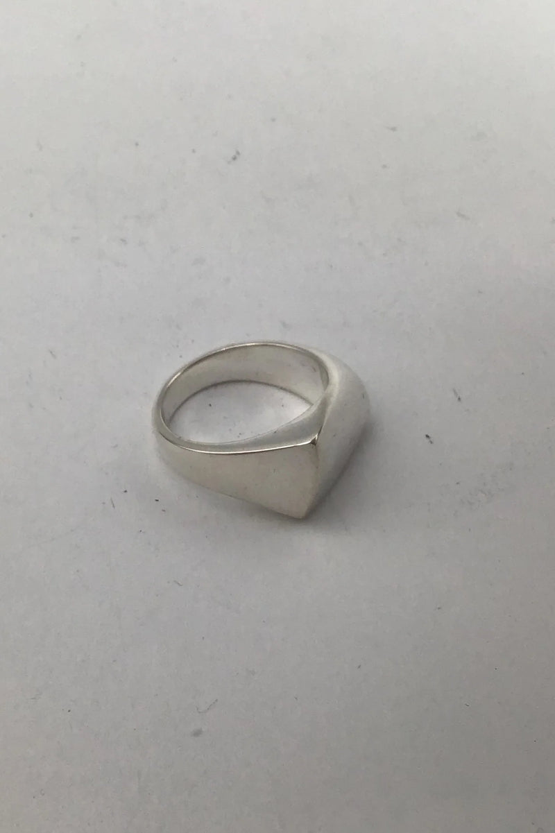 Georg Jensen Sterling Sølv Ring No. 141 Plaza Henning Koppel