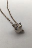 Hans Hansen Sterling Sølv Vedhæng Fugl / Fredsdue