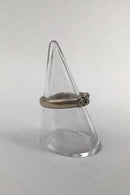 J. Aagaard 14K Hvidguld Ring med Brillanter (3 x 0.07)