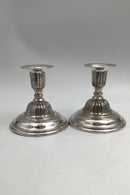 Svend Toxværd Sølv Lysestager (1958) (2)