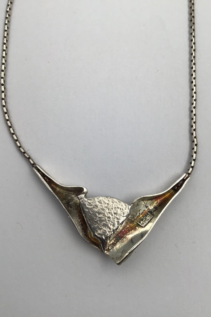 Niels Erik From Sterling Sølv Halskæde (Onyx)