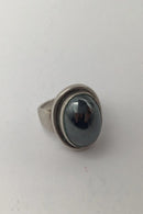 Georg Jensen Sterling Sølv Ring No. 46A Hæmatit