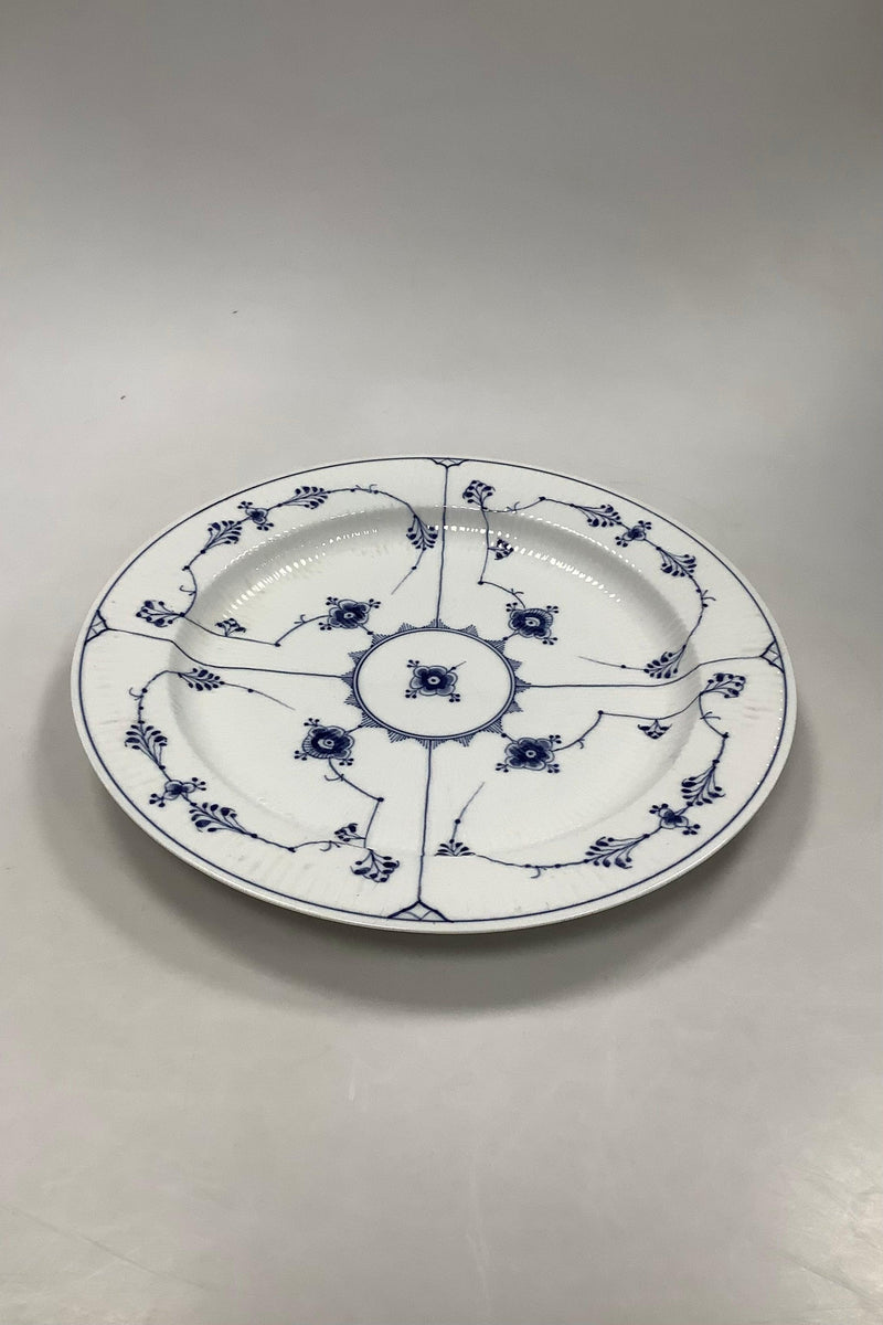 Royal Copenhagen Musselmalet Riflet Rundt Fad No 108