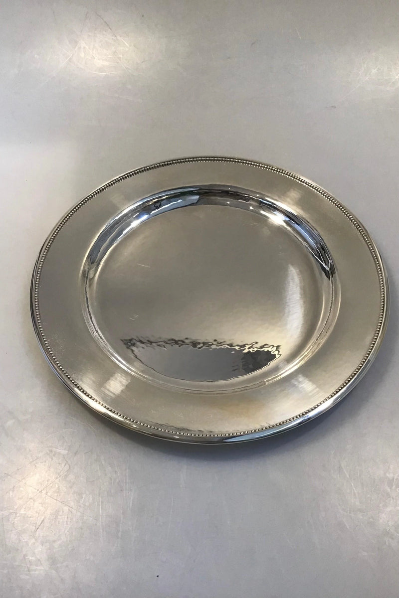 Set of 5 Georg Jensen Sterling Silver Charger plates no 210 F