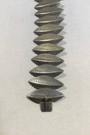 Anton Michelsen Sterling Sølv Bladformet led Armbånd