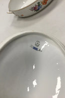 Royal Copenhagen Saxon Flower Light Oval low bowl No 1702