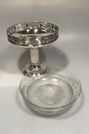 A.Dragsted Silver Insert with grape bort and glass insert（ドラッグステッド・シルバー・インサート、グレープ・ボート、グラス・インサート