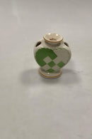 Aluminia Christmas Heart vase in Green 