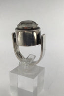 Aage Fausing / Rey Urban Sterling Sølv Moderne Ring Bjergkrystal