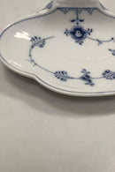 Royal Copenhagen Musselmalet Riflet Skål med Tændstikholder No 2197