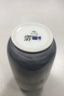 Royal Copenhagen Art Nouveau vase med sejlskib no 1100 / 107