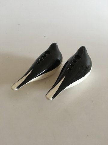 Aluminia Columbine Sæt af to Svale Vaser No.2763