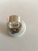 Anton Michelsen Sterling Silver Ring with Royal Copenhagen Ornament in Porcelain（ロイヤル・コペンハーゲン・オーナメント・イン・ポーセリン