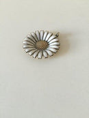 Anton Michelsen Large Marguerite pendent in Sterling Silver and enamel