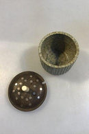 Arne Bang Marmeladenglas aus Steingut mit Holzdeckel